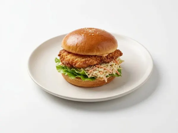 Burgery drobiowe z surówką coleslaw
